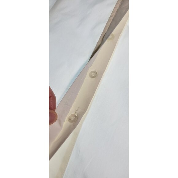 Lilly Pulitzer Women’s Beige Button Up Shirt Size 8 Long Sleeve 100% Cotton Blou - Picture 8 of 9